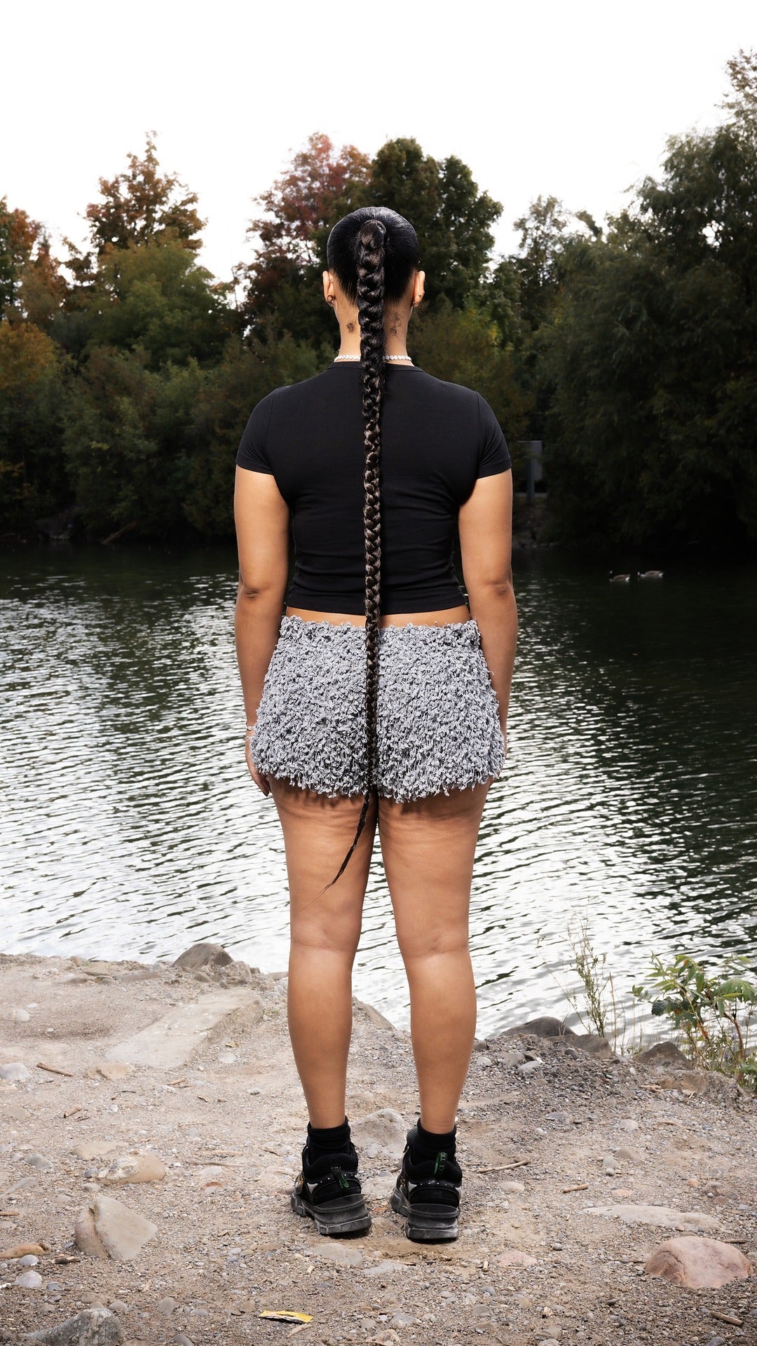 Ghilie Short Shorts Gray