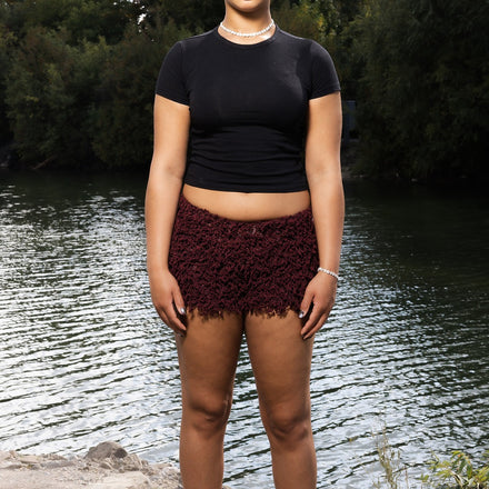 Ghilie Short Shorts Maroon